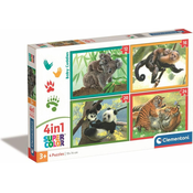 Clementoni Ljubki mladički Puzzle 4v1 (12+16+20+24 kosov)