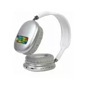 GEMBIRD BHP-LED-02-W Bluetooth stereo Slualice sa mikrofonom Bt V5.0 400mAh/32Ohm 2h Li-ion Bele