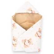 Topla odeja za avtosedež New Baby Love Teddy Bear beige