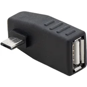 75-879# Adapter USB vtičnica-USB konektor-microUSB konektor, kot