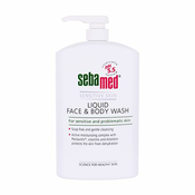 SebaMed Sensitive Skin Face & Body Wash tekoče milo 1000 ml