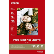 Papir Canon PP-201, Photo Paper Plus II, 260g, A3, 20 listov