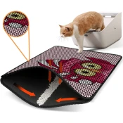 Aberto Design Prostorika za toalet za macke Nrszn0082, 45 x 60 cm, Svetloroze