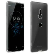 AVIZAR Popolna 360° zašcita: Transparent soft shell Film iz kaljenega stekla s ČRNimi konturami str. Sony Xperia XZ3, (20599919)