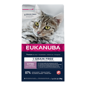 Eukanuba Kitten Grain Free bogata lososom - 3 x 2 kg