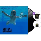 Nirvana Majica - Nevermind (LP) SET Black S