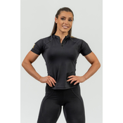 Majica NEBBIA Women s Compression Zipper Shirt INTENSE Ultimate Gold