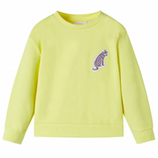 Greatstore Otroški pulover rumen 128