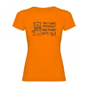 Woman T shirt Dont hate monday