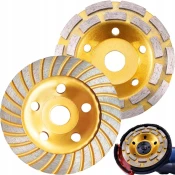 DEXXER set segmentirana diamantna + TURBO plošča za brušenje betona 125mm CGD-2