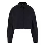 Womens oversized blouse black