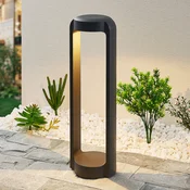 Lucande Habsa LED svetilka za podstavek, višina 50 cm - Sodobni - antracit - Kovina