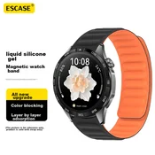 Escase Zamenska narukvica za pametni sat za Huawei Watch GT5/4pro/GT3pro Comfortable, Crna