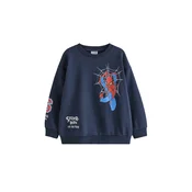Lindex Majica Spiderman mornarska / kobalt modra / rdeča / bela