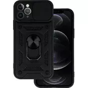 ToP Slide Camera Armor Case, iPhone 11 Pro, črne barve