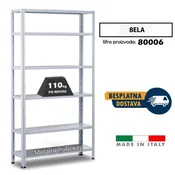 Polica metal-metal 188x100x30 6x110kg