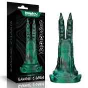 shumee Savage Charm dvojni krempelj silikonski vibrator Lovetoy