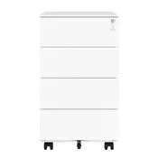Songmics Mobilna omara za dokumente 451x39x693 cm bela