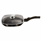 Berlingerhaus Ponev za peko na žaru s pokrovom 28 cm Shiny Black Collection BH-6612