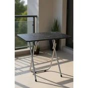 Hanah Home sklopivi sto RMS2Y01, crni mermer