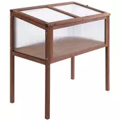 Homestar Dvignjena vrtna greda 90x50x93 cm rjava