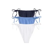 The Set Bikini hlačke kraljevo modra/temno modra/bela