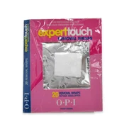Opi expert touch Aluminum flaps with cotton insert 20 pieces