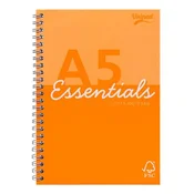 Spiralni blok, A5, s linijama, 80 listova, PUKKA PAD Unipad Essentials Jotta, mješoviti ESS-JOTA5AST