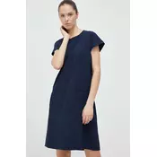 Haljina Helly Hansen boja: tamno plava, mini, ravna