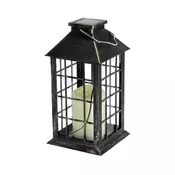 LED solarna viseca svetiljka LED/0,02W/1,2V 1xAA 2700K IP44 patina