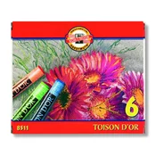Komplet suhih pastel Toison D-OR Koh-i-noor 6-delni (Suhi)