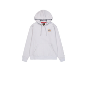 ALPHA INDUSTRIES Majica svetlo siva/temno siva/oranžna/bela