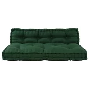 Jastucic za paletni kauc 2 pcs Zelena 120 x 80 x 38 cm Tkanina