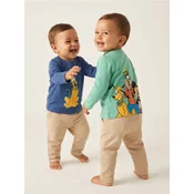 Sinsay - Pamucna majica sa printom 2 pack Mickey Mouse - svetlo zelena