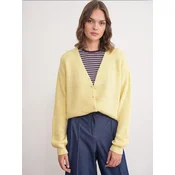 MixRay Pletena jopa Strickjacken limonino-rumena