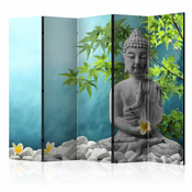 Paravan u 5 dijelova - Meditating Buddha II [Room Dividers] 225x172