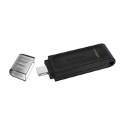 USB stick Kingston DT70/128GB usb c Crna 128 GB