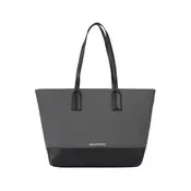 VALENTINO Shopper torba  antracit siva / crna