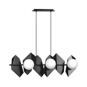 Crni luster na sajli DRIFTON 6xE14/10W/230V