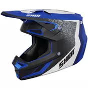 Motokros kaciga Shot Speed Hybrid mat plava
