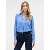 Modra ženska bluza z dolgimi rokavi ORSAY