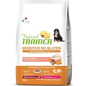 TRAINER Hrana za pse Sensitive No Gluten Medium/Maxi, Puppy&Junior Salmon, 12kg