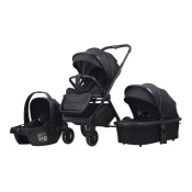 La Mama Alvi kolica za bebe 3U1, crna