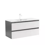 Vario Forte 100 spodnja omarica z umivalnikom antracitno bela