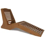 Casa Padrino luxury lounger brown 168 x 56 x H. 91 cm - Garden lounger - Pool lounger - Sauna lounger - Garden furniture - Pool furniture - Sauna furniture - Luxury quality - Made in Italy