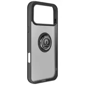 AVIZAR Ovitek za iPhone 17 Pro z obročastim stojalom in magnetnim nastavkom, Črna, (5000189997)