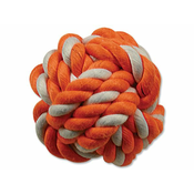 Dog Fantasy bombažna kroglica, 12,5 cm, oranžno bela