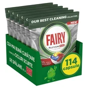 Kapsule za perilicu posuda Fairy - Platinum Plus, Anti-Dull, 114 komada