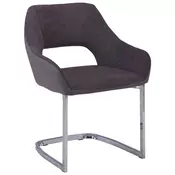 STOLICA NA SANKAMA braon, boja hroma metal, tekstil