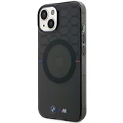 Bmw BMW HARDCASE OVITEK ZA IPHONE 14 15 13 6.1 BMHMP14SHGPK ZA MAGSAFE SIVA